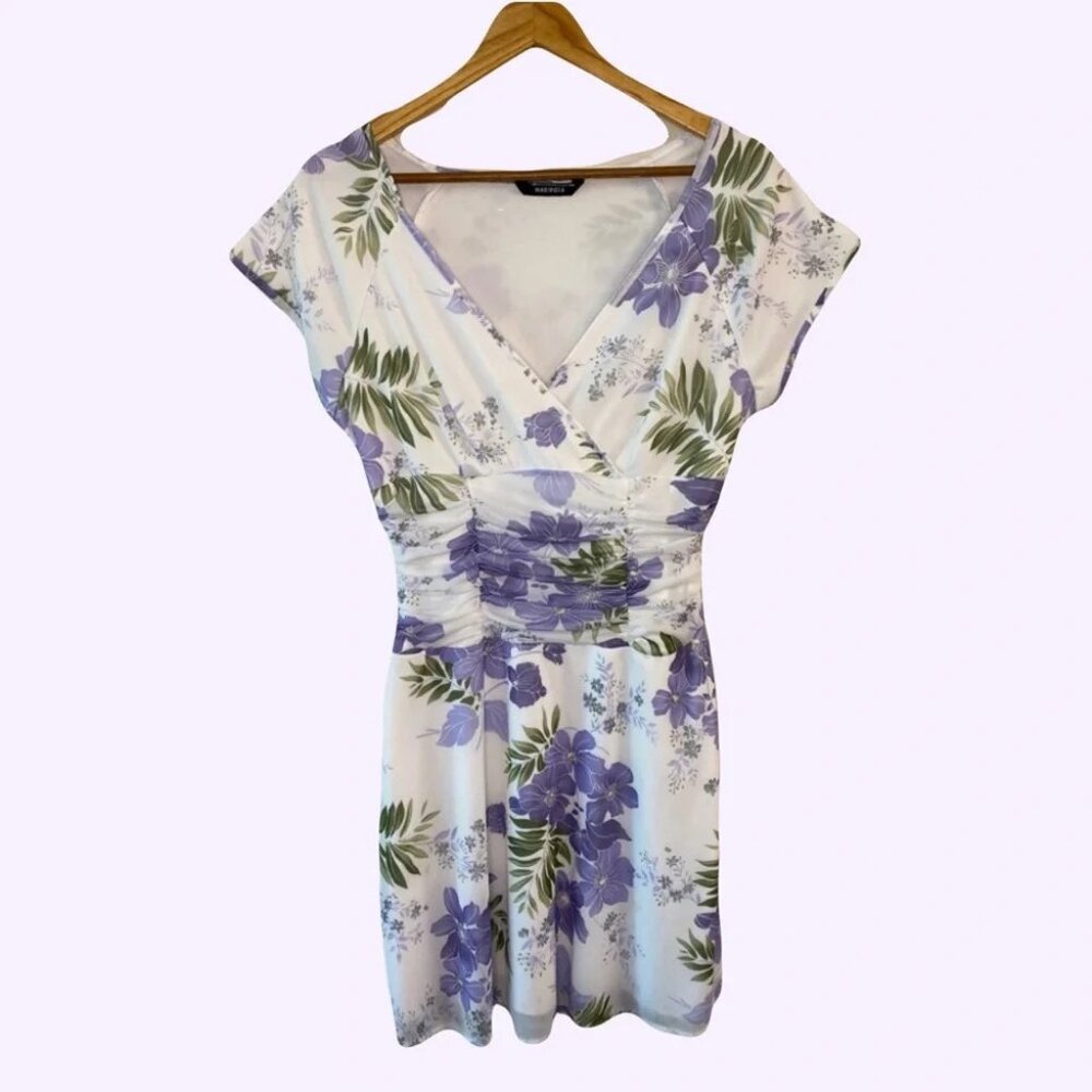 Vintage Y2K Mariposa Floral Mini Dress